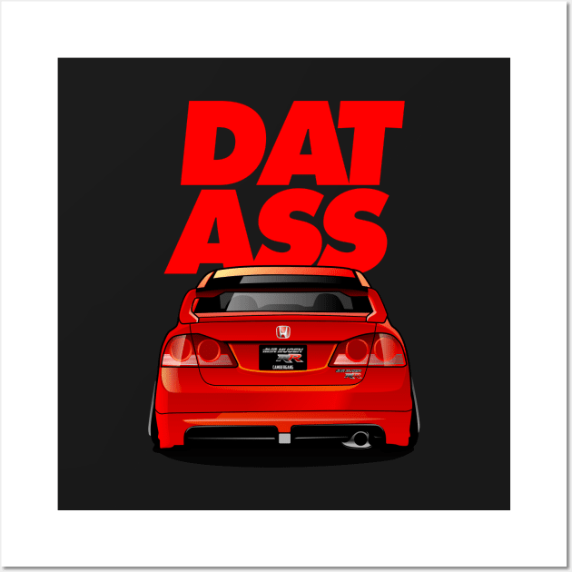 Honda Civic Wall Art by JosephineKempf